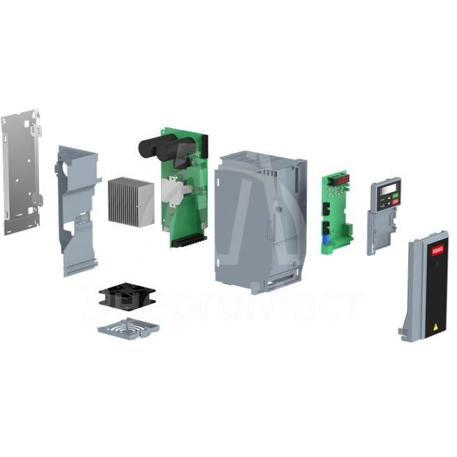 Преобразователь частоты VF-101-P18K-0038-A-T4-E20-B-H вход. 380В выход. 18кВт выход. 38А ток перегрузки 45.6А встроен. тормозн. ключ внешн. дроссель VEDA ABC00031