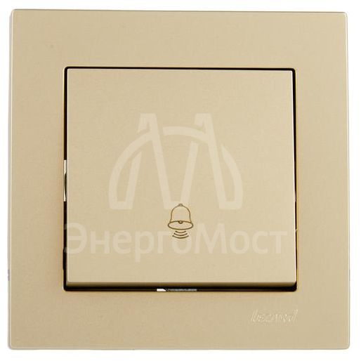 Кнопка звонка VESNA зол. LEZARD 742-3688-103