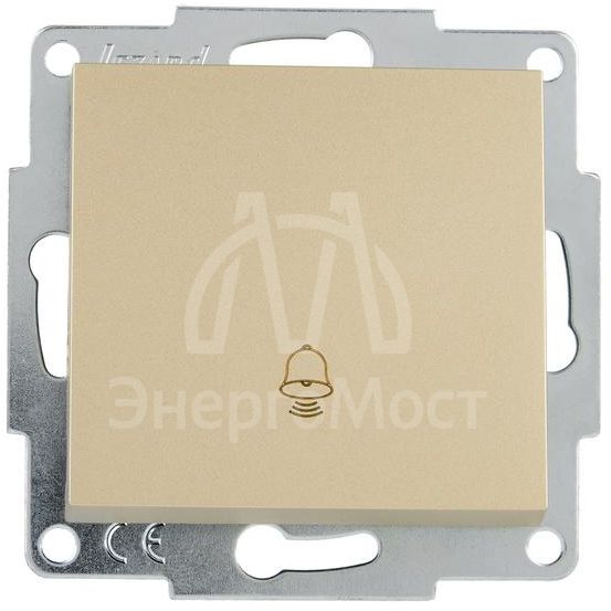 Кнопка звонка VESNA зол. LEZARD 742-3688-103