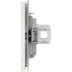 Розетка компьютерная 1-м KANT RJ45 кат.5E без шторки бел. песок DKC 7010663