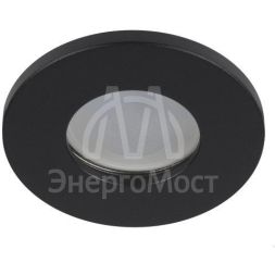 Светильник встраиваемый влагозащищенный WR3 BK MR16/GU5.3 IP44 черн. Эра Б0054367
