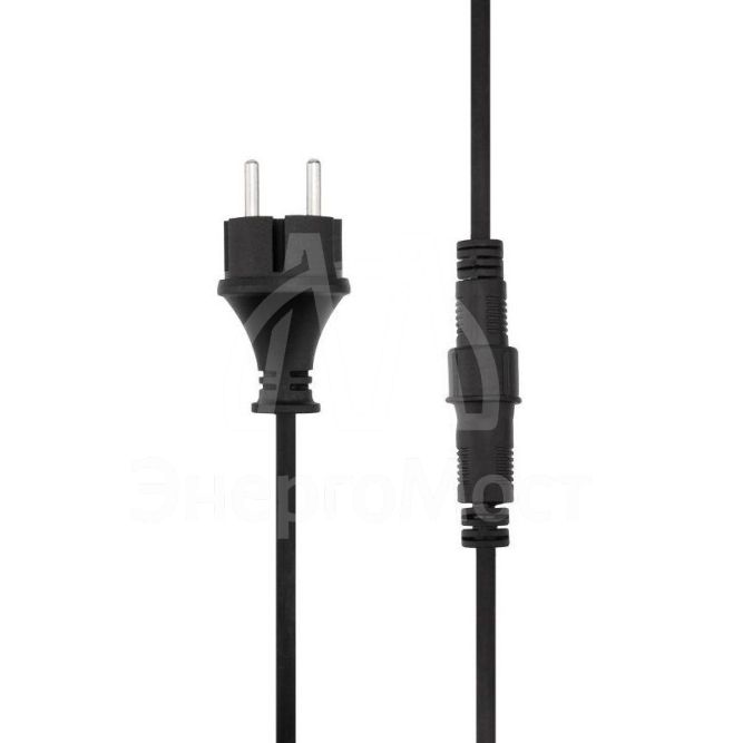 Гирлянда &amp;quot;Белт Лайт&amp;quot; 20м шаг 50см 40 подвесных патронов IP65 провод черн. каучук Neon-Night 331-337