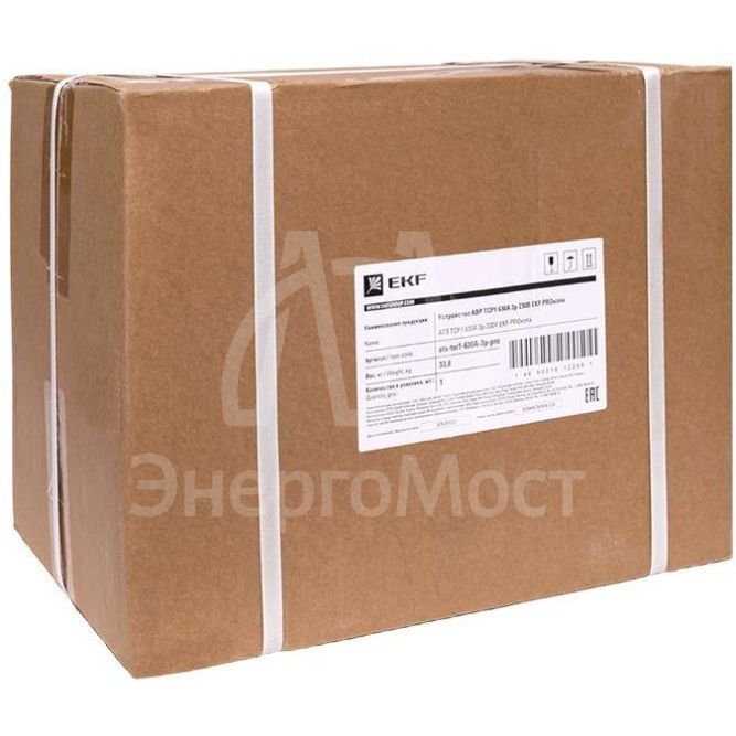 Устройство автоматического ввода резерва АВР 3п 630А 230В ТСР1 PROxima EKF ats-tsr1-630A-3p-pro