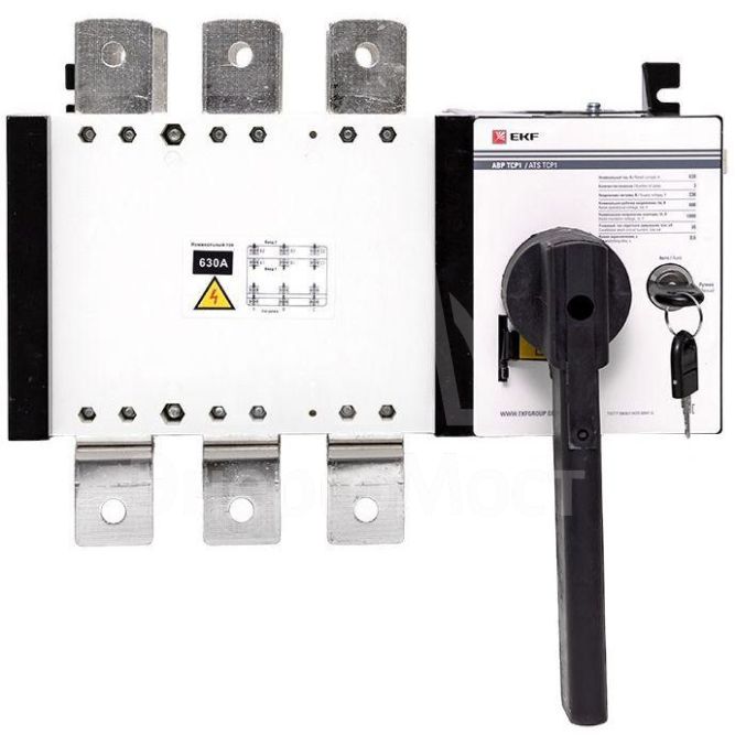 Устройство автоматического ввода резерва АВР 3п 630А 230В ТСР1 PROxima EKF ats-tsr1-630A-3p-pro