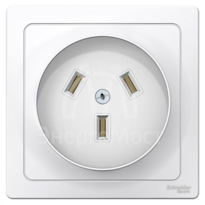 Розетка силовая СП BLANCA 2P+N 32А 250В бел. SchE BLNSR003231