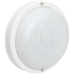 Светильник светодиодный ЖКХ ДПО-1100 12Вт 4000К IP65 круг с оптико-акустическим датчиком движения EKF BKL-1100DA-R-12-4000