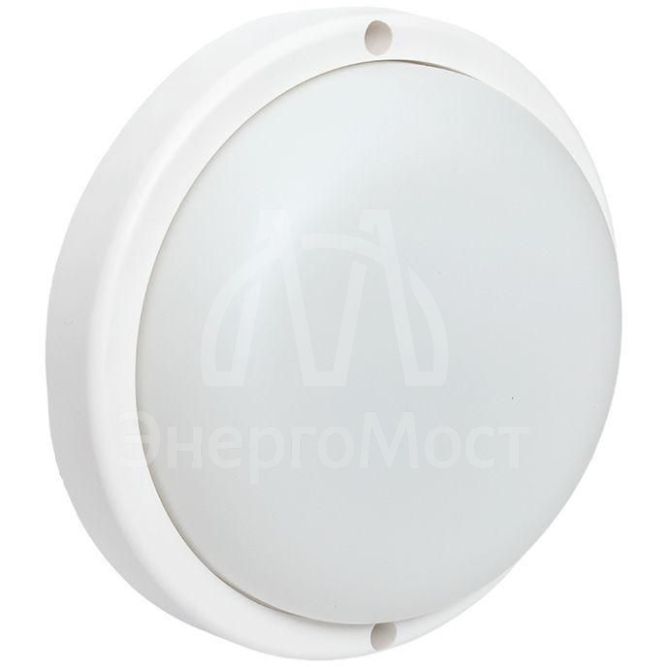 Светильник светодиодный ЖКХ ДПО-1100 12Вт 4000К IP65 круг с оптико-акустическим датчиком движения EKF BKL-1100DA-R-12-4000