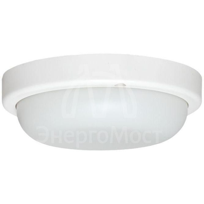 Светильник светодиодный ЖКХ ДПО-1100 12Вт 4000К IP65 круг с оптико-акустическим датчиком движения EKF BKL-1100DA-R-12-4000