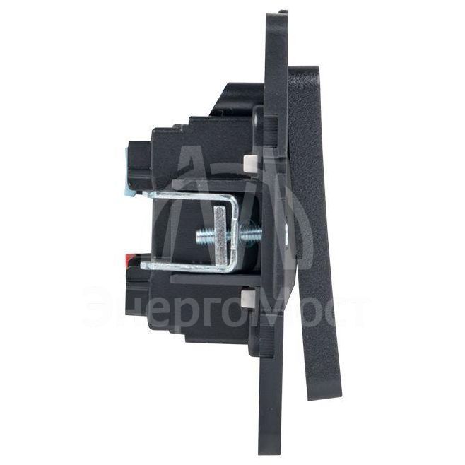 Механизм выключателя 2-кл. Стокгольм 10А черн. PROxima EKF EZV10-023-10