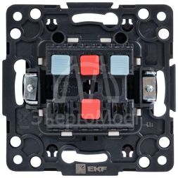 Механизм выключателя 2-кл. Стокгольм 10А черн. PROxima EKF EZV10-023-10