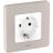 Розетка 1-м СП Inspiria 16А IP20 250В 2P+E защ. шторки немецк. стандарт бел. Leg 673730