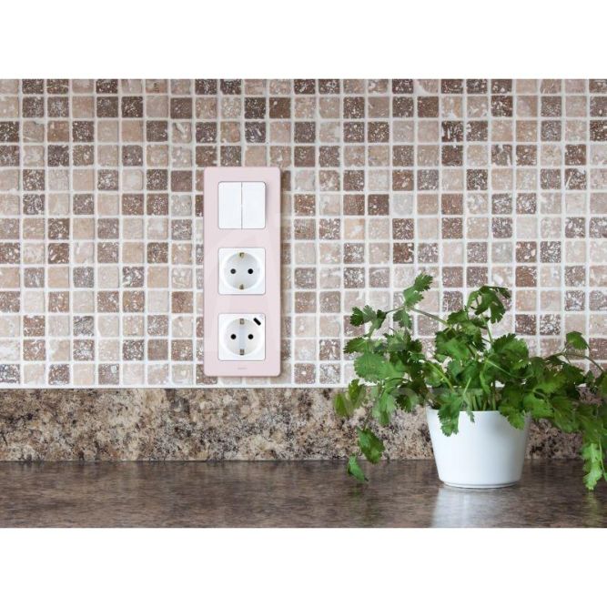 Розетка 1-м СП Inspiria 16А IP20 250В 2P+E защ. шторки немецк. стандарт бел. Leg 673730