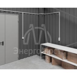 Розетка 3-м ОП Quteo 16А IP20 250В 3х2P+E с заземл. защ. шторки бел. Leg 782238