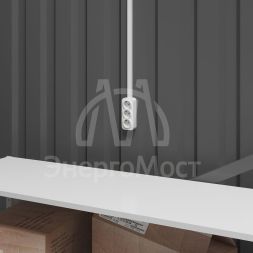 Розетка 3-м ОП Quteo 16А IP20 250В 3х2P+E с заземл. защ. шторки бел. Leg 782238