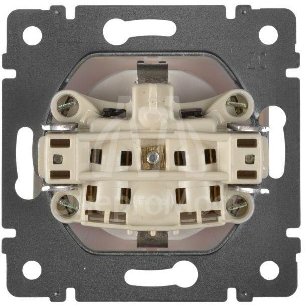 Механизм розетки 1-м СП Valena с защ. крышкой защ. шторки с заземл. бел. Leg 774422