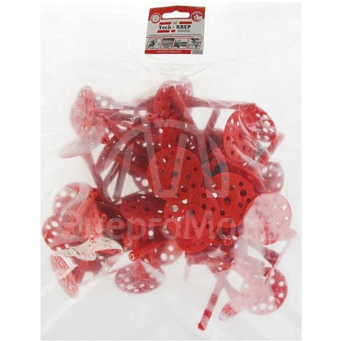 Дюбель для теплоизоляции с мет. гвоздем 10х90 (уп.50шт) Tech-KREP 101886