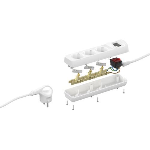 Удлинитель U-3es-3m 3х3м с заземл. ПВС 3х1 16А с выкл. ЭРА Б0028378