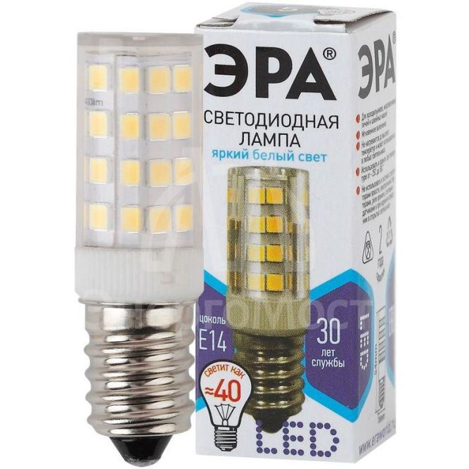 Лампа светодиодная T25-5W-CORN-840-E14 400лм ЭРА Б0033031