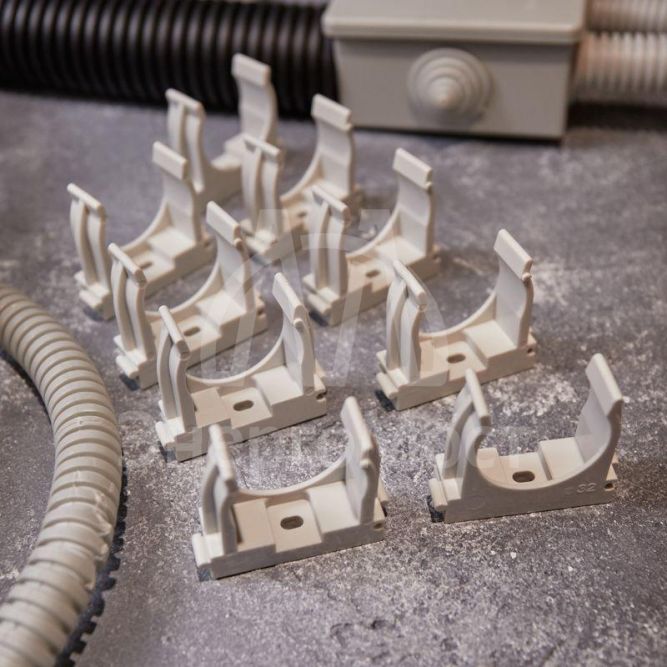 Крепеж-клипса для монтажного пистолета d32мм сер. Rexant 28-0432-1