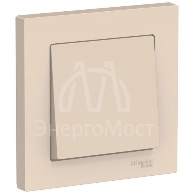 Выключатель 1-кл. СП AtlasDesign 10А IP20 (сх. 1) 10AX в сборе беж. SchE ATN000212