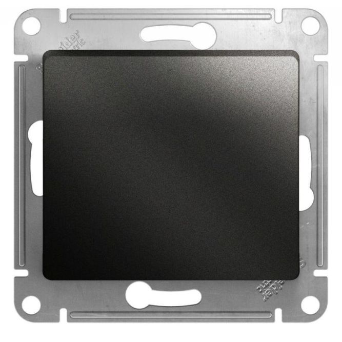 Механизм выключателя 1-кл. СП Glossa 10А IP20 (сх. 1) 10AX антрацит SchE GSL000711