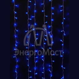 Гирлянда &amp;quot;Занавес&amp;quot; LDCL544-B-E 544 син. светодиодов 1.5х2.2м 16 нитей соединяемый до 8шт для помещений SHLights 4690601035561
