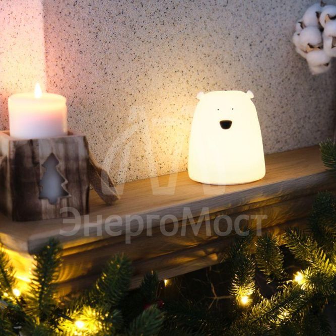 Ночник силиконовый &amp;quot;Медвежонок&amp;quot; Neon-Night 503-002