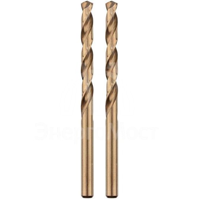 Сверло по металлу 3мм &amp;quot;Кобальт&amp;quot; (сталь HSS-Co 5% M35 P6M5K5) DIN 338 (блист.2шт) Kranz KR-91-0502