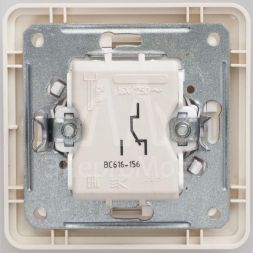 Переключатель 1-кл. СП W59 16А IP20 в сборе сл. кость SchE VS616-156-28