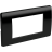 Рамка 2-м 4мод. Brava (для TOR и TBN) черн. DKC 75011B