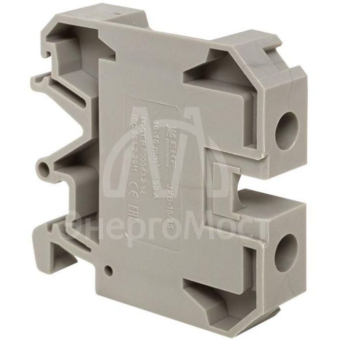 Колодка клеммная JXB-16/35 (90а) сер. EKF plc-jxb-16/35gy