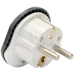 Переходник универсальный плоский с заземл. бел. 16А 250В UNIVersal 2229