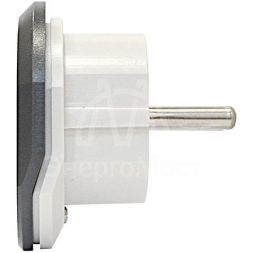 Переходник универсальный плоский с заземл. бел. 16А 250В UNIVersal 2229