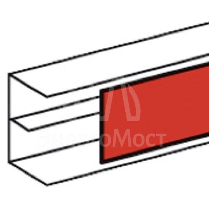 Крышка для кабель-канала L2000 шир. 65мм Leg 010521
