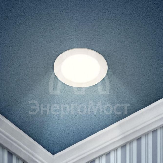 Светильник светодиодный 1-6 6Вт 220В 4000К круглый Эра Б0017486