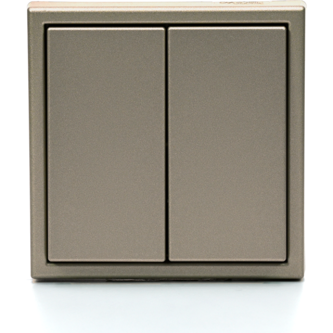 Выключатель 2-кл. ArtGallery (сх. 5) 10AX механизм шампань SE GAL000551