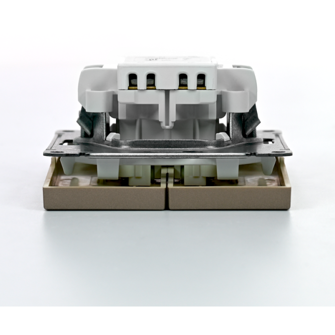 Выключатель 2-кл. ArtGallery (сх. 5) 10AX механизм шампань SE GAL000551