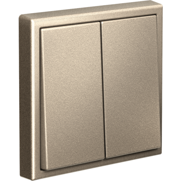 Выключатель 2-кл. ArtGallery (сх. 5) 10AX механизм шампань SE GAL000551