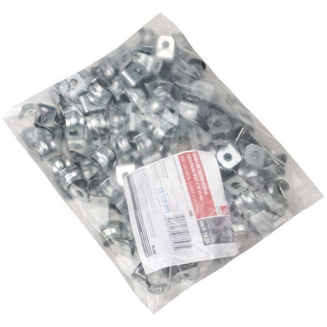 Скоба крепежная однолапковая d14-15мм метал. EKF sm-1-14-15