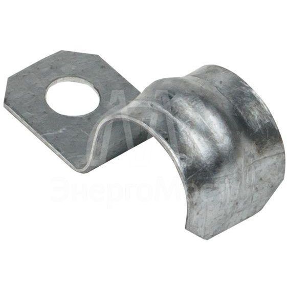 Скоба крепежная однолапковая d14-15мм метал. EKF sm-1-14-15