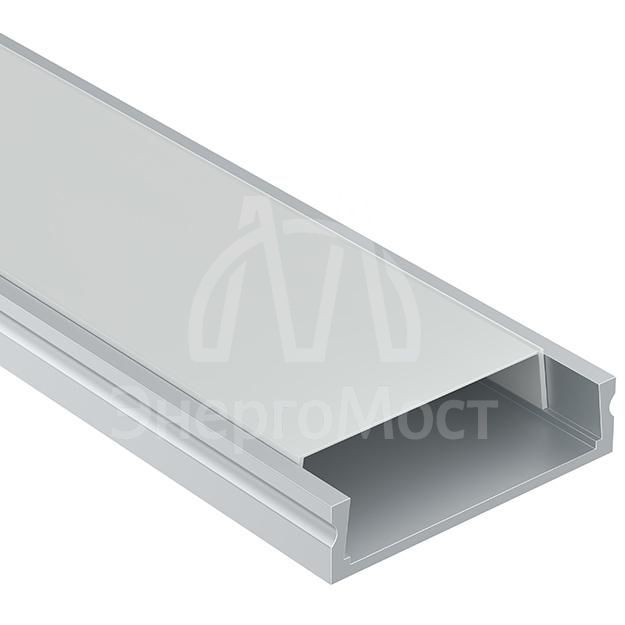 Профиль алюминиевый накладной 23х6 Maytoni ALM002S-2M