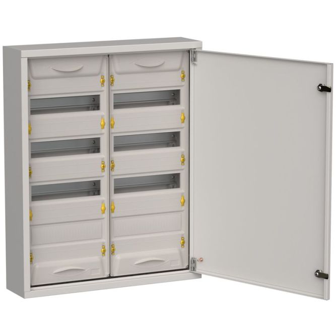 Корпус ЩРн-96 (2х48) TITAN 5 710х570х140 IP31 метал. сер. IEK TI5-50-N-2X048-31-7035