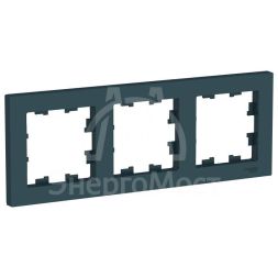 Рамка 3-м AtlasDesign универс. изумруд SchE ATN000803