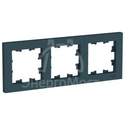 Рамка 3-м AtlasDesign универс. изумруд SchE ATN000803