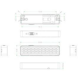 Светильник светодиодный DBA-101-0-20 30LED 5ч IP20 аварийный непостоянный Эра Б0044394