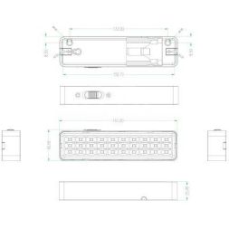 Светильник светодиодный DBA-101-0-20 30LED 5ч IP20 аварийный непостоянный Эра Б0044394