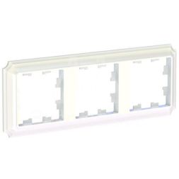 Рамка 3-пост. AtlasDesign Antique универс. жемчуж. SE ATN100403