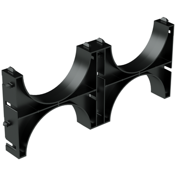 Кластер двойной для двустен. труб d125мм DKC 025122