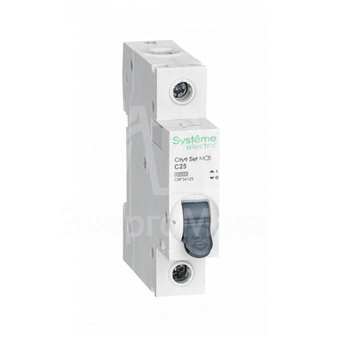 Выключатель автоматический (АВ) С 25А 1P 4.5кА 230В City9 Set SE C9F34125