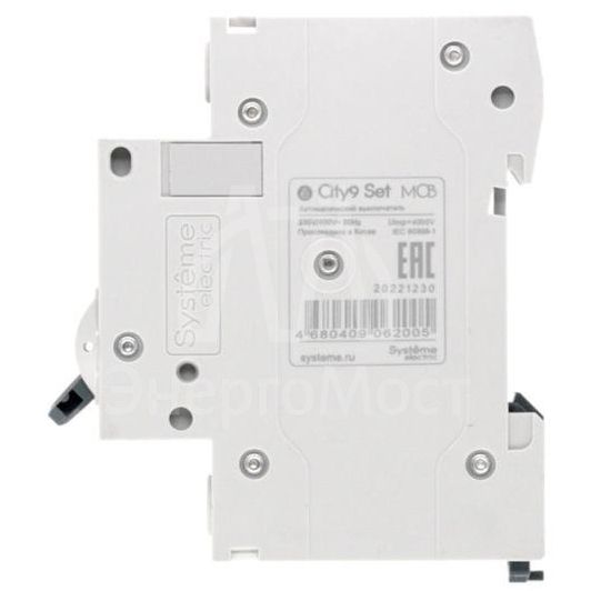 Выключатель автоматический (АВ) С 25А 1P 4.5кА 230В City9 Set SE C9F34125